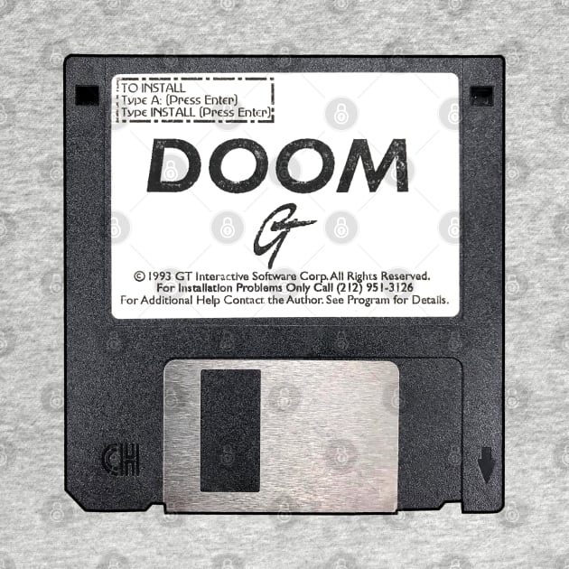 Original Doom Disk by namelessshape